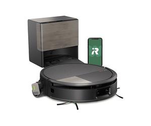 ROBOT ASPIRAPOLVERE IROBOT Roomba Max 705 Combo + stazione AutoWash, Potenza 120 W, Lavapavimenti, Autonomia fino a 75 min, Sensore di superficie, Spazzola laterale, Base carica, Black