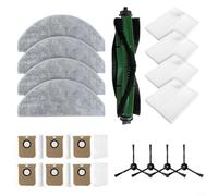 Robot Aspirapolvere Kit Accessori Aspirapolvere Kit di Manutenzione Spazzola Principale Spazzole Laterali Filtri Mop Panni Sacchetti di Polvere Set Per Cecotec Per Conga 7490 Robot Aspirapol