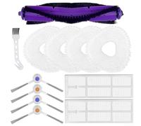 Robot Aspirapolvere Kit Manutenzione per Narwhal e Per Freo Con Spazzola Principale 4 Spazzole Laterali 4 Salviette Lavabile e Spazzola Pulizia