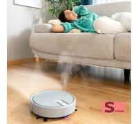robot aspirapolvere lava pavimenti per pulizia 5 in 1 lucida disinfetta luce uv