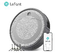 Robot aspirapolvere LEFANT M310, aspirazione potente 4500Pa, autonomia 150 minuti, filtro HEPA, Wi-Fi/Alexa, ideale per peli di animali e persone allergiche (nero, oro champagne) Nome del marchio: Lef
