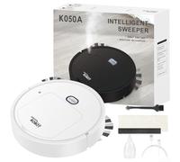 Robot Aspirapolvere per 4in1 con Umidificatore 25cm Robot Aspirapolvere(White)