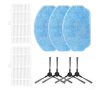 Robot Aspirapolvere Ricambi Bundle per Conga M10 Per Xtreme e per BR151: Spazzole Laterali, Carta Filtro, Panni di Pulizia Mop (A)