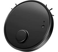 Robot Aspirapolvere, Robot di Pulizia 1500pa Aspirazione, 4cm Super-Sottile Spazzatrice Automatica Silenziosa per Pavimenti Duri E Moquette A Pelo Corto, Peli di Animali Domestici, Black