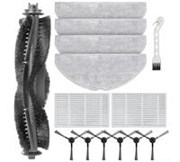 Robot Aspirapolvere Set Filtro, Spazzole, Panno Mop per Vyzzle D10, Per Laresar, Per L10, Per ILIFE V20, Per Lydsto R1D Edge