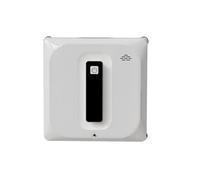 Robot Automatico for la Pulizia dei vetri con Telecomando, rilevamento dei Bordi, Doppia Funzione di spruzzo d'Acqua, aspirapolvere Intelligente for vetri for la casa più modalità di Pulizia(White)