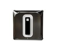 Robot automatico for la pulizia dei vetri con telecomando, rilevamento dei bordi, doppia funzione di spruzzo d'acqua, aspirapolvere intelligente for vetri for la casa Spazzamento profondo(Black)