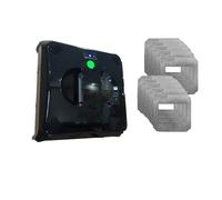 Robot automatico for la pulizia di finestre con doppio getto d'acqua, telecomando, pulitore anticaduta ad alta aspirazione for finestre alte interne/esterne più modalità di pulizia(W150S 10pcs mops)