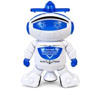 Robot Ballerino Suono & Luce 20 cm - Musica, Eliche, Braccio & Gambe 360° | Un Compagno Interattivo che si muove, Illumina e Anime i Momenti di Gioco dei Bambini
