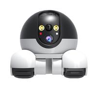 Robot Camera, 1080P HD Wi-Fi Smart Robot with Lens 360° Night Vision, Adorable AI-Powered Cameras Monitor, App Remote Control for Home Child Pet Security, 4.33x2.48x2.83 inches