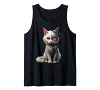 Robot Cat degli Cyborg AI Cats Robotic Kitten Dystopian Canotta