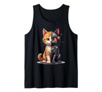 Robot Cat degli Cyborg AI Cats Robotic Kitten Dystopian Canotta