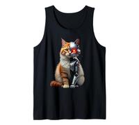 Robot Cat degli Cyborg AI Cats Robotic Kitten Dystopian Canotta