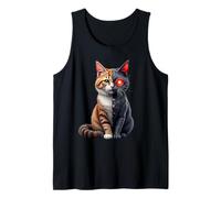 Robot Cat degli Cyborg AI Cats Robotic Kitten Dystopian Canotta