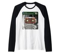 Robot c'è Movimento alla Tua Porta di casa Robotica Sciocco Maglia con Maniche Raglan