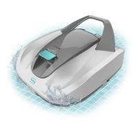 Cecotec Robot Pulitore Piscina senza Fili Conga Pooldroid 3000 FloorMaster. Doppio Motore, Aspirazione 100l/m, 100min, Filtro Alta Efficienza, Fino a 80m² e 2,5m Profondità, Acqua Cristallina