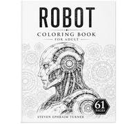 Robot Coloring book for adult