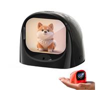 Robot Compagno di Interazione Vocale IA, Dispositivo Animale Smart da Casa | Gadget Tech for Cruscotto Auto con Schermo Chat Espressivo for Arredo Ufficio Domestico ed Uso in Viaggio(Style2)