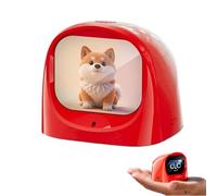 Robot Compagno di Interazione Vocale IA, Dispositivo Animale Smart da Casa | Gadget Tech for Cruscotto Auto con Schermo Chat Espressivo for Arredo Ufficio Domestico ed Uso in Viaggio(Style4)