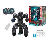 ROBOT CYBER KNIGHT PARLANTE INTERATTIVO CON TELECOMANDO E FUNZIONE SPRAY