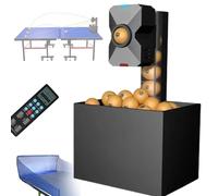 Robot da allenamento per ping pong con velocità regolabile e collettore di palline per palestra, scuola e pratica a casa