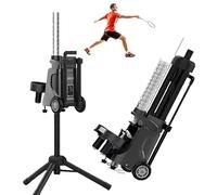 Robot da badminton professionale con 52 palline, controllo tramite app wireless, altezza e angolazione personalizzabili, portatile per allenamento individuale/di gruppo