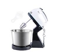 Robot Da Cucina 2 In 1 Con Frullatore E Impastatrice 7 Velocità Impastatrice Elettrica Con Ciotola Da 1,7 L, 2 Fruste, 2 Ganci Per Impastare Per Torte, Pastelle, Pane, Dessert 180 W