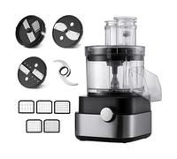 Robot da Cucina 600W, Tritacarne Elettrico e Tritatutto, Tritaverdure Multifunzione con Lama a S, Multifunzione per Carne, Verdure e Preparazioni Alimentari