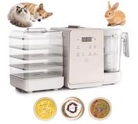 Robot da cucina 7 in 1 per animali domestici, robot da cucina intelligente con oltre 100 ricette fai da te, 4 modalità, regalo per gli amanti di cani, gatti e piccoli animali