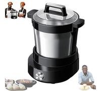 Robot da cucina automatico per rondini africane da 6 litri, macchina elettrica per l'igname pestato, martellante per cucinare e martellare, orario e servizio per 5-6 persone per Fufu Amala Banku