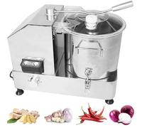 Robot da cucina commerciale resistente con potenza 2000W - Tritacare e verdure efficienti, taglierina multifunzionale in acciaio inossidabile per frutta, noci e cereali, capacità 9L, ideale per cucine