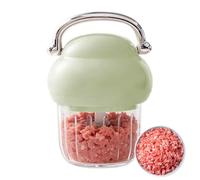 robot da cucina con manico e trituratore da 350 ml | Tritatarne, mini preparatore alimentare per cipolle, carne, verdure, purè, casa, cucina, appartamento