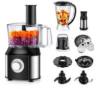 Robot da cucina con miscelatore 10 in 1, 550 W