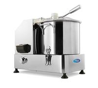 Robot da Cucina/Cutter 9L - Acciaio Inox - Macchina per biscotti Professionale - Affettatrice - 9 litri