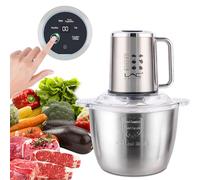 Robot da cucina da 3 l con touch screen, tritacarne con ciotola in acciaio inox, robot da cucina elettrico, 1 pezzo, 4 spatole per alimenti per bambini, carne, verdura, frutta