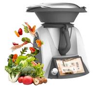 Robot da cucina elettrico intelligente Thermomixer, con schermo TFT da 7 pollici, 35-11000 giri/min, 360° uniforme, per saltare in padella, stufare
