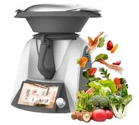 Robot da cucina elettrico, multifunzione con schermo TFT da 7 pollici, macchina automatica per friggere, 35-11000 giri/min, agitazione uniforme a 360 ° per stufare e friggere