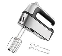 Robot Da Cucina, Frullino per le Uova Elettrico Multifunzionale Mini Panna da Montare per Uso Domestico e Impastatrice per Torte per la Cottura, Argento