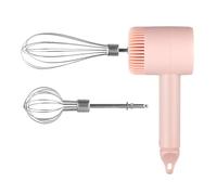 Robot da cucina, Frullino Per Le Uova Elettrico Senza Fili Da 4 Pezzi, Mini Macchina Per Montare La Panna Domestica, Mixer Ricaricabile Portatile Per Cottura Di Torte,per la cottura al forno(Pink)
