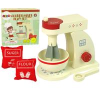 robot da cucina in legno - frullatore per bambini con accessori