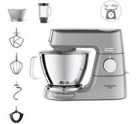 Robot da Cucina Kenwood KVC85.124.SI Titanium Chef Baker con Bilancia Integrata e Frullatore da 1,8L - Nouvo