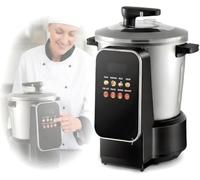 Robot Da Cucina,Macchina Elettrica For L'Igname Pestata Con Timer | Svincola Automatica Per Yam Amala Banku.Led Touch,Ciotola In Acciaio Inless,Prep Liscio Yam Eba Ugali Per Pasti In Famigl