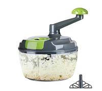 Robot da cucina manuale, tritacarne manuale | Tritatutto manuale multifunzionale con contenitore,Tritatutto a manovella alimentato a mano con manico pieghevole con manovella, per frutta, carne e verdu