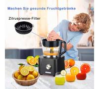 Robot da cucina multifunzione 11 in 1 TopStrong da 1100 W, include tritatutto, gancio per impastare, mixer, spremiagrumi e macinacaffè, ciotola da 3,2 l e mixer da 1,5 l [Classe di efficienza energeti