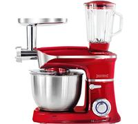 ROBOT DA CUCINA IMPASTATRICE PLANETARIA 3 IN 1 TRITACARNE FRULLATORE 1900W 6,5 L