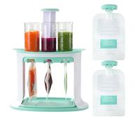 Robot da Cucina per Baby Food - Riempitore Automatico per Sacchetti di Purea Fatto in Casa,Elettrodomestico per Spremute e Snack Giornalieri | Spuntini Frutta Verdura per Casa e Viaggio