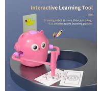 Robot da disegno giocattolo per ragazzi e ragazze con 100 carte e 2 penne