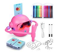 Robot da disegno per bambini | Con batteria ricaricabile da 1800 mAh - Giocattoli di apprendimento per pittura per bambini - Per ragazzi ragazze feste di compleanno viaggi scuola