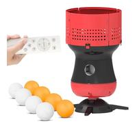 Robot da ping pong - Controllo senza fili, 90 riserve di palline, contenitore rimovibile, macchina automatica per lanciare le palline per pratica e allenamento