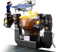 Robot Da Ping Pong, Robot Da Ping Pong Automatico A Due Teste, Macchina Da Ping Pong, Macchina Per L'allenamento Con Palline Da Ping Pong - 36 Diverse Palline Rotanti/frequenza Delle Palline 40-70/min